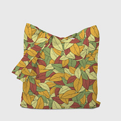 Сумка-шопер Яркие осенние листья, цвет: 3D-принт