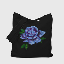 Сумка-шопер Сапфировая роза, цвет: 3D-принт