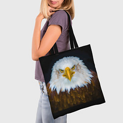 Сумка-шопер Белоголовый орлан, цвет: 3D-принт — фото 2