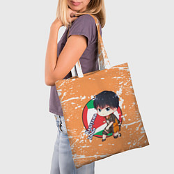 Сумка-шопер Kageyama tobio Haikyu Z, цвет: 3D-принт — фото 2