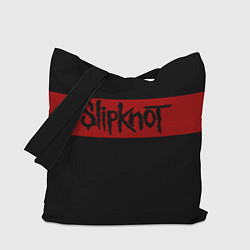 Сумка-шопер Полосатый Slipknot, цвет: 3D-принт