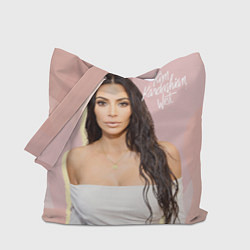 Сумка-шопер Ким Кардашьян, цвет: 3D-принт