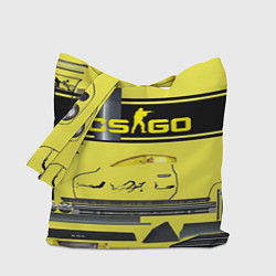 Сумка-шоппер CS GO YELLOW SKIN