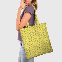 Сумка-шопер Pineapple Pattern, цвет: 3D-принт — фото 2