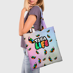 Сумка-шопер Toca Life: Smile Logo, цвет: 3D-принт — фото 2
