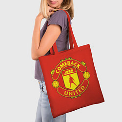 Сумка-шопер Камбек Юнайтед это Манчестер юнайтед, цвет: 3D-принт — фото 2