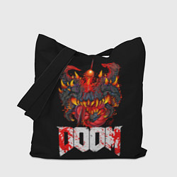 Сумка-шопер Какодемон Cacodemon Doom, цвет: 3D-принт