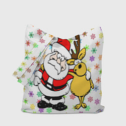 Сумка-шоппер Счастливого всем Рождества