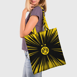 Сумка-шопер Borussia Dortmund Crush Theme, цвет: 3D-принт — фото 2