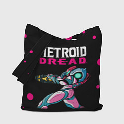 Сумка-шопер Metroid Метроид, цвет: 3D-принт