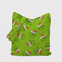 Сумка-шопер Гринч Укротитель рождества, цвет: 3D-принт