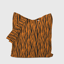 Сумка-шопер Тигровые Полосы, цвет: 3D-принт