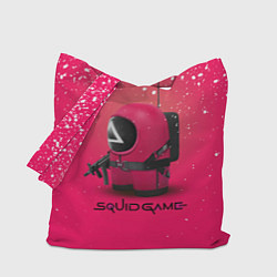 Сумка-шопер Among Us x Squid Game, цвет: 3D-принт