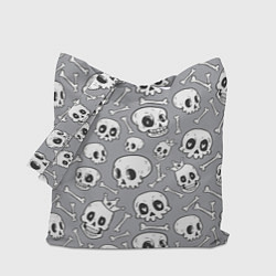 Сумка-шопер Skulls & bones, цвет: 3D-принт
