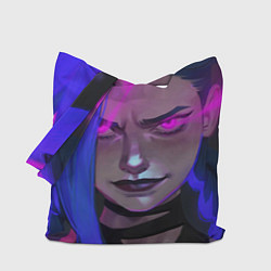 Сумка-шопер League Of Legends Arcane ДЖИНКС Jinx Powder, цвет: 3D-принт