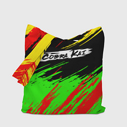 Сумка-шопер Логотип Cobra Kai, цвет: 3D-принт