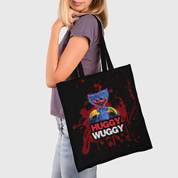 Сумка-шопер 3D Хаги ваги Huggy Wuggy Poppy Playtime, цвет: 3D-принт — фото 2