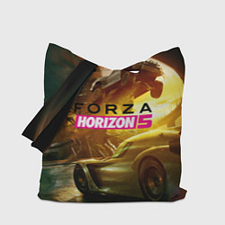 Сумка-шопер Forza Horizon 5 - crazy race, цвет: 3D-принт