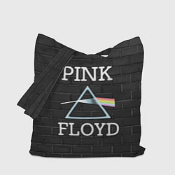 Сумка-шопер PINK FLOYD LOGO - ПИНК ФЛОЙД ЛОГОТИП, цвет: 3D-принт