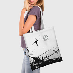 Сумка-шопер Mercedes текстура, цвет: 3D-принт — фото 2