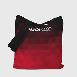 Сумка-шопер Audi геометрия, цвет: 3D-принт