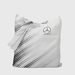 Сумка-шопер Mercedes-Benz - White, цвет: 3D-принт