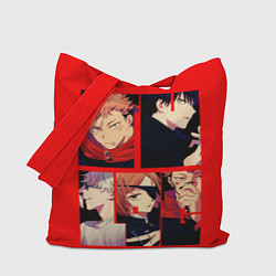 Сумка-шоппер МАгическая Битва Главные герои