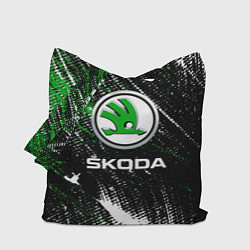 Сумка-шопер Skoda: Потёртости, цвет: 3D-принт