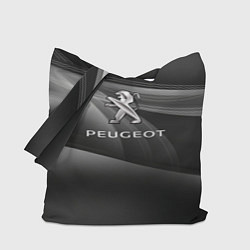 Сумка-шопер Peugeot blak, цвет: 3D-принт