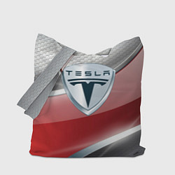 Сумка-шопер Tesla - Logo Style, цвет: 3D-принт