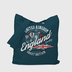 Сумка-шопер Англия England, цвет: 3D-принт