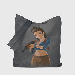 Сумка-шоппер Nathan Drake girl from Uncharted by sexygirlsdraw