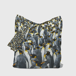 Сумка-шопер Пингвины Penguins, цвет: 3D-принт