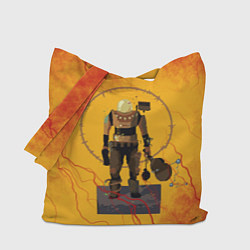 Сумка-шопер Командо с гитарой, цвет: 3D-принт