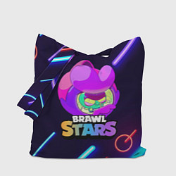 Сумка-шопер BrawlStars Eve pink, цвет: 3D-принт