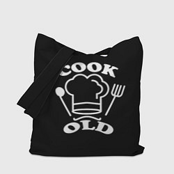 Сумка-шопер Cook old Старый повар Куколд, цвет: 3D-принт