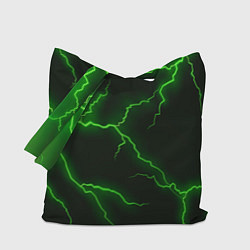 Сумка-шоппер Разряд молнии: Green