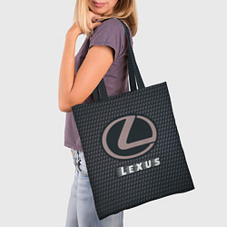 Сумка-шопер LEXUS Lexus - Карбон, цвет: 3D-принт — фото 2