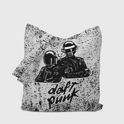 Сумка-шоппер Daft Punk B&W