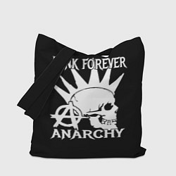 Сумка-шопер PUNK FOREVER ANARCHY, цвет: 3D-принт