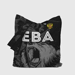 Сумка-шопер Ева Россия Медведь, цвет: 3D-принт