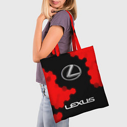 Сумка-шопер LEXUS Графика, цвет: 3D-принт — фото 2