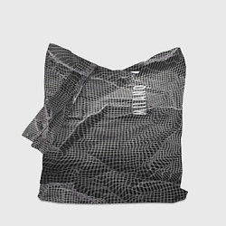 Сумка-шопер Мятая сетчатая ткань Crumpled Mesh Fabric, цвет: 3D-принт