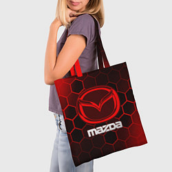 Сумка-шопер MAZDA Соты, цвет: 3D-принт — фото 2