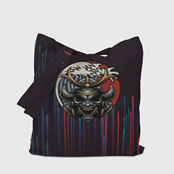 Сумка-шоппер Шлем Маска самурая