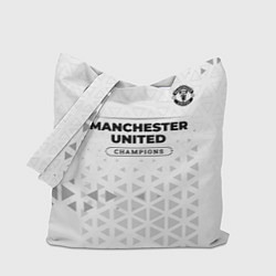 Сумка-шопер Manchester United Champions Униформа, цвет: 3D-принт