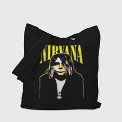 Сумка-шопер Рок - группа Nirvana, цвет: 3D-принт