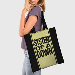 Сумка-шопер System of a Down: 5 Album Bundle, цвет: 3D-принт — фото 2