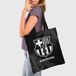 Сумка-шопер Barcelona Sport на темном фоне, цвет: 3D-принт — фото 2