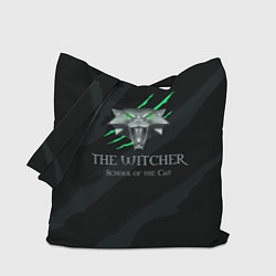 Сумка-шопер The Witcher School of the Cat, цвет: 3D-принт